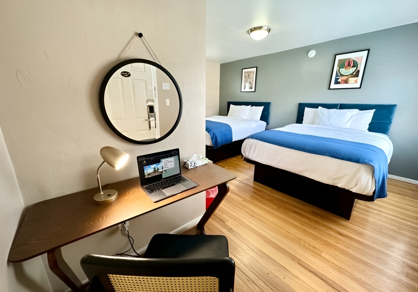 Two queen room at Ashland Motel near downtown Ashland